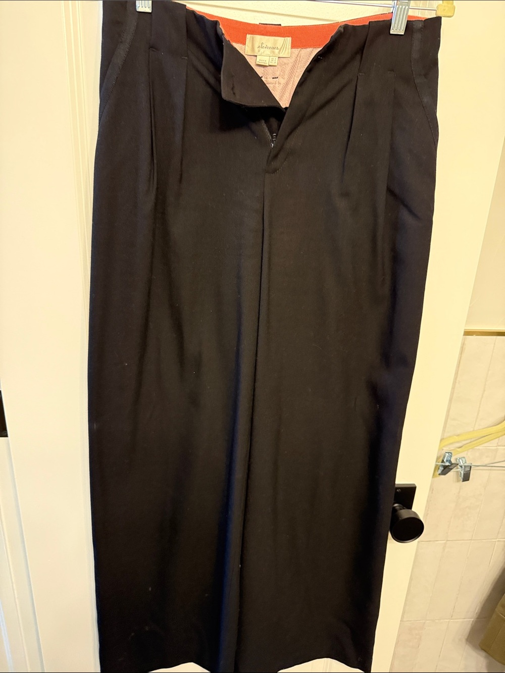elevenses Black Wide-Leg Trousers